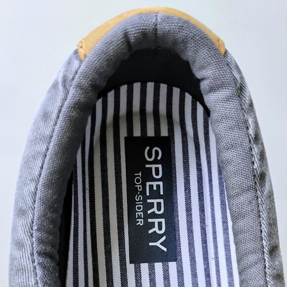 Sperry Men Top-Sider Striper CVO Sneaker in Cool Looking Salt-Washed Black/Grey - Picture 9 of 13